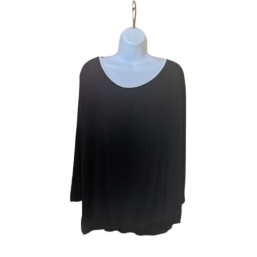 ---  Black Shirt with Cut-Outs Fits XL